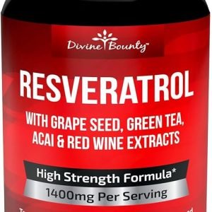 Resveratrol Supplement - 1400mg Extra Strength Capsules in Pakistan