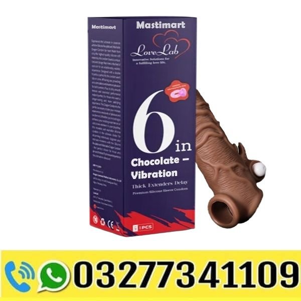 Chocolate Vibration Silicone Condom In Pakistan