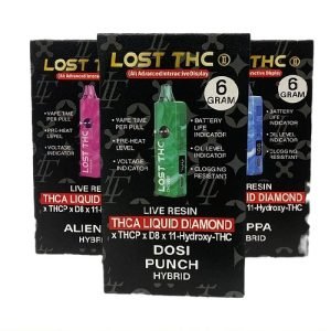 Lost THC THCA Liquid Diamond Disposable | 6g In Pakistan