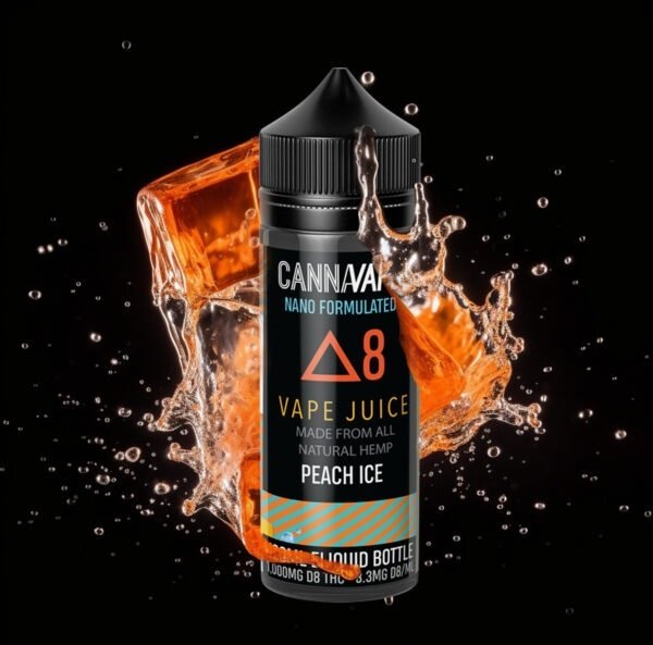 Peach Ice Delta 8 Vape Juice E-Liquid In Pakistan