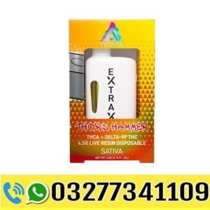 Delta Extrax THCA + Delta-9p Disposable – 4.5 Grams in price Pakistan