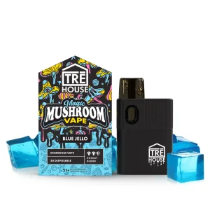 TRE HOUSE | MICRODOSE MAGIC MUSHROOM VAPE PEN – BLUE JELLO – 2G DISPOSABLE VAPE PEN