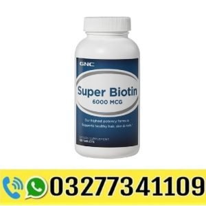 GNC Super Biotin 6000mcg 150CT in Pakistan