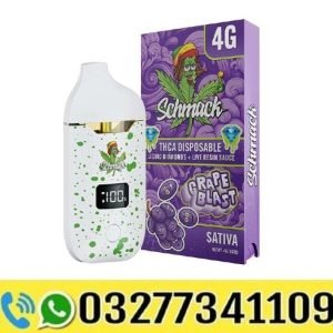 Schmack THCA Disposable 4g Price In Pakistan