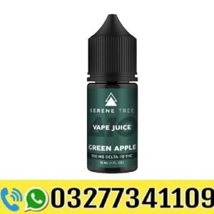 Serene Tree Delta-10 THC Green Apple Vape Juice 500mg Price