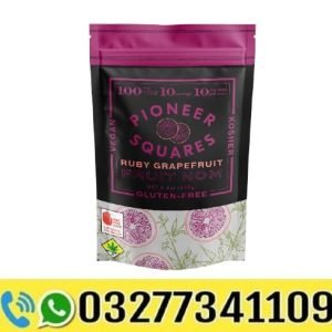 PIONEER SQUARES Ruby Grapefruit THC gummies In Pakistan