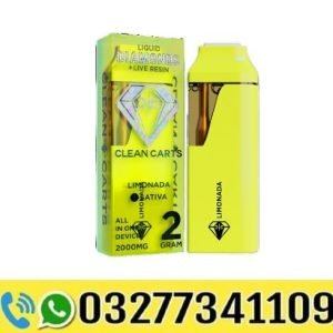 Clean Carts Lime THC Sorbet Yellow In Pakistan