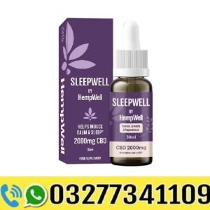 SleepWell CBD Oil 2000mg CBD 30ml Bottle In Pakistan