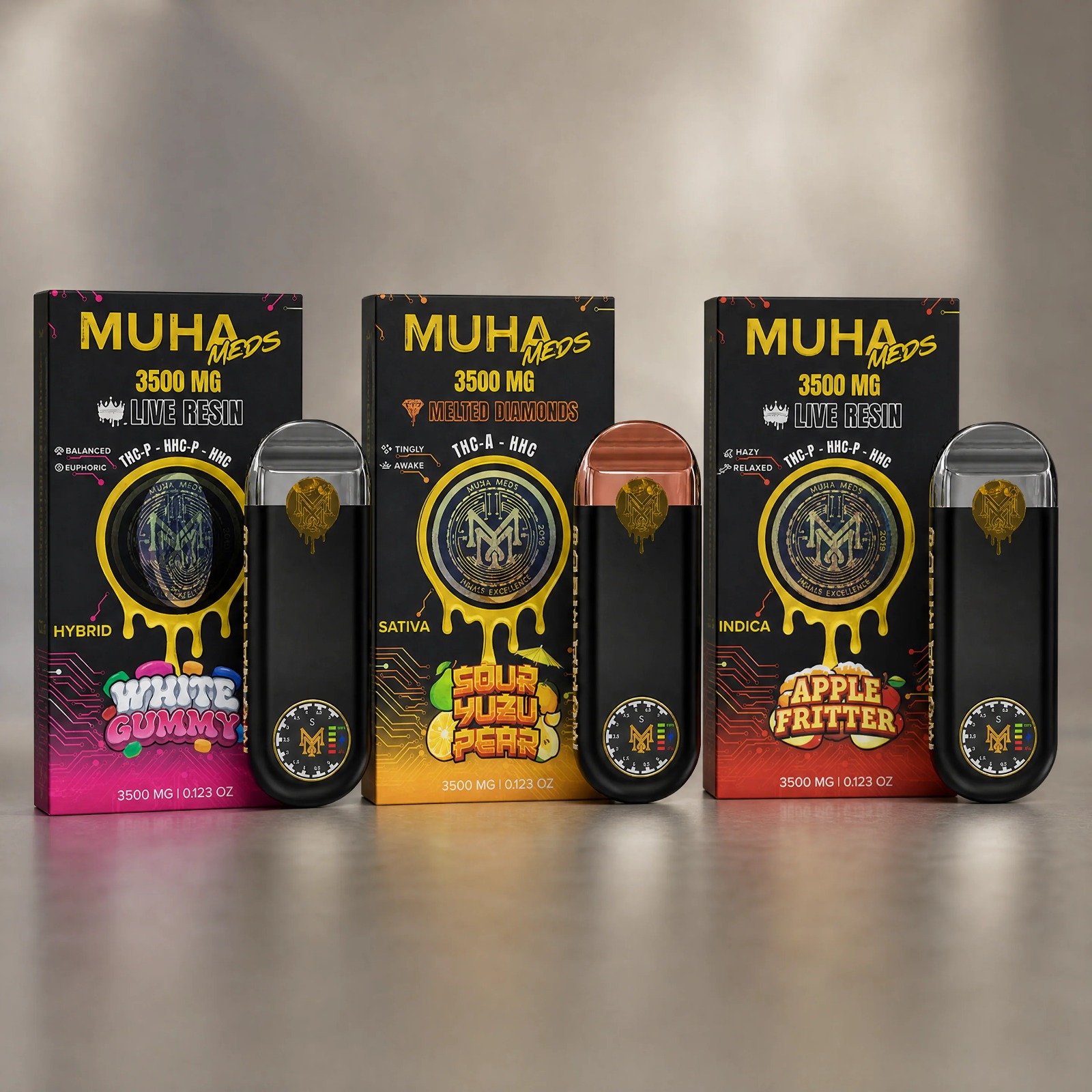 Muha Meds Live Resin Disposable 3.5G In Pakistan